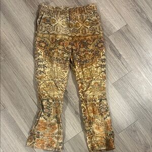 Frame Denim Geometric Patterned Tapestry Pants